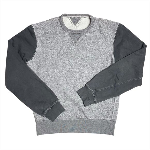 POLO RALPH LAUREN Vintage Two-Tone Embroidered Logo Crewneck Sweatshirt Size S - Picture 1 of 5